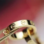 Chic Gold Love Necklace with Interlocking Rings - Image 6