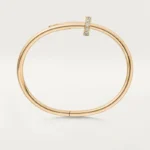 Chic Gold Nail Bangle Bracelet for a Striking Statement - Image 4