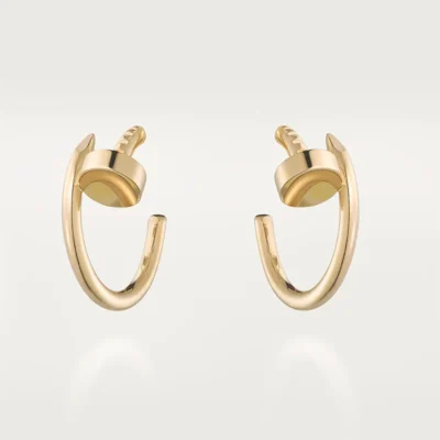 Chic Gold Nail Hoop Earrings for a Modern Statement 1