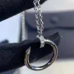 Elegant Silver Circle Pendant Necklace for Timeless Style - Image 10